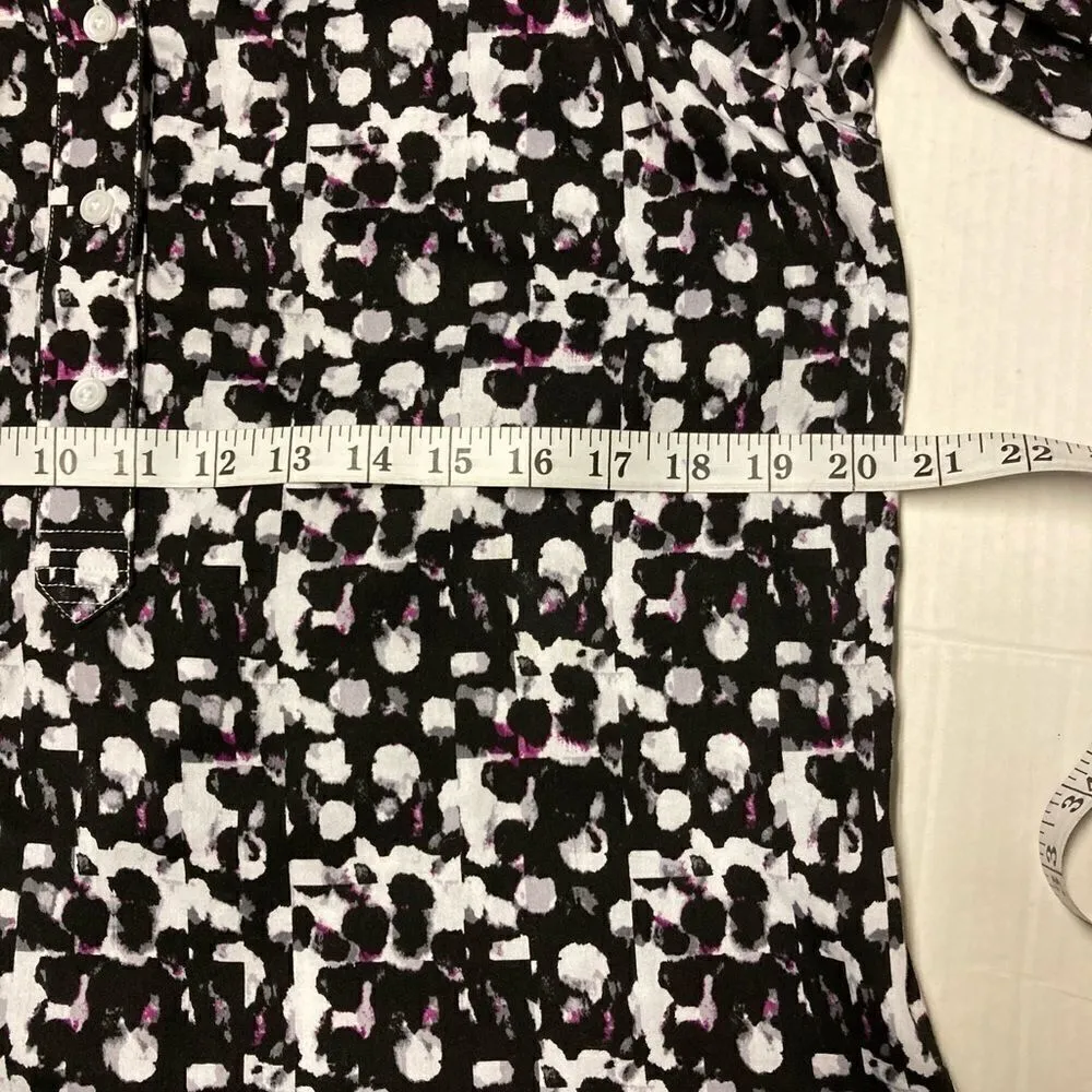 WESTBOUND‎ Women’s Top Size  Large Black purple and white - Image 7