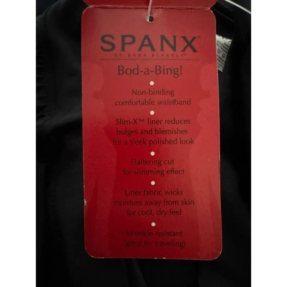 NWT Spanx Bod-a-Bing pants with a secret slimming liner black XL - Image 11