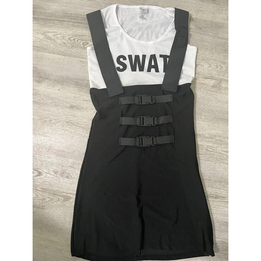 Spirit Halloween Women's Halloween Costume SWAT Officer, S/M, New Without Tag - Image 8
