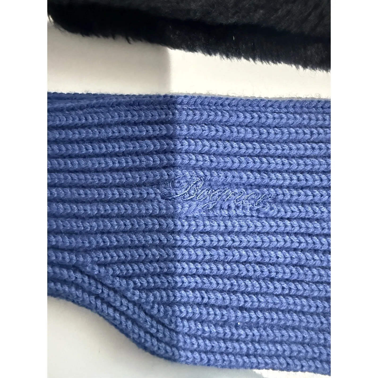 3‎ PIECE SET BLUE BOGNER WOMENS SKI HEAD BANDS & HAT FUR NYLON KNIT W - Image 3