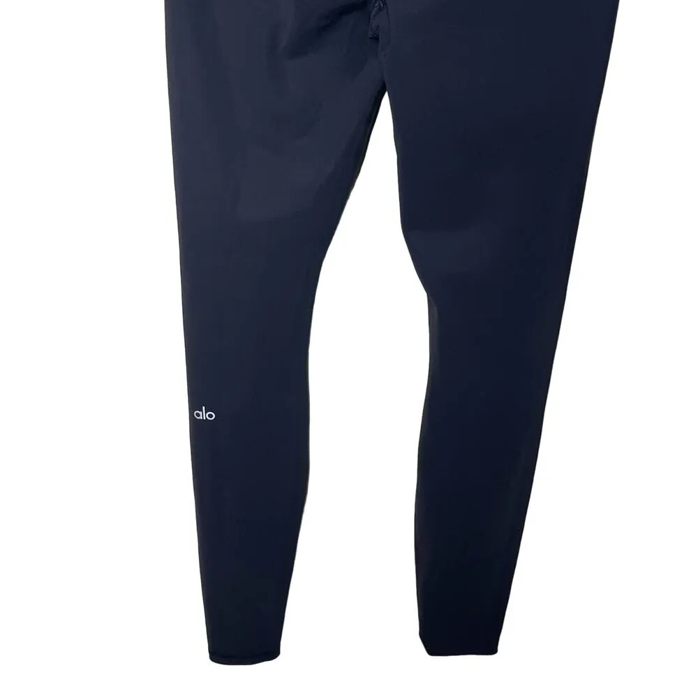 ALO Yoga Pants High-Waist Ripped Warrior Legging Black Womens M - Image 6