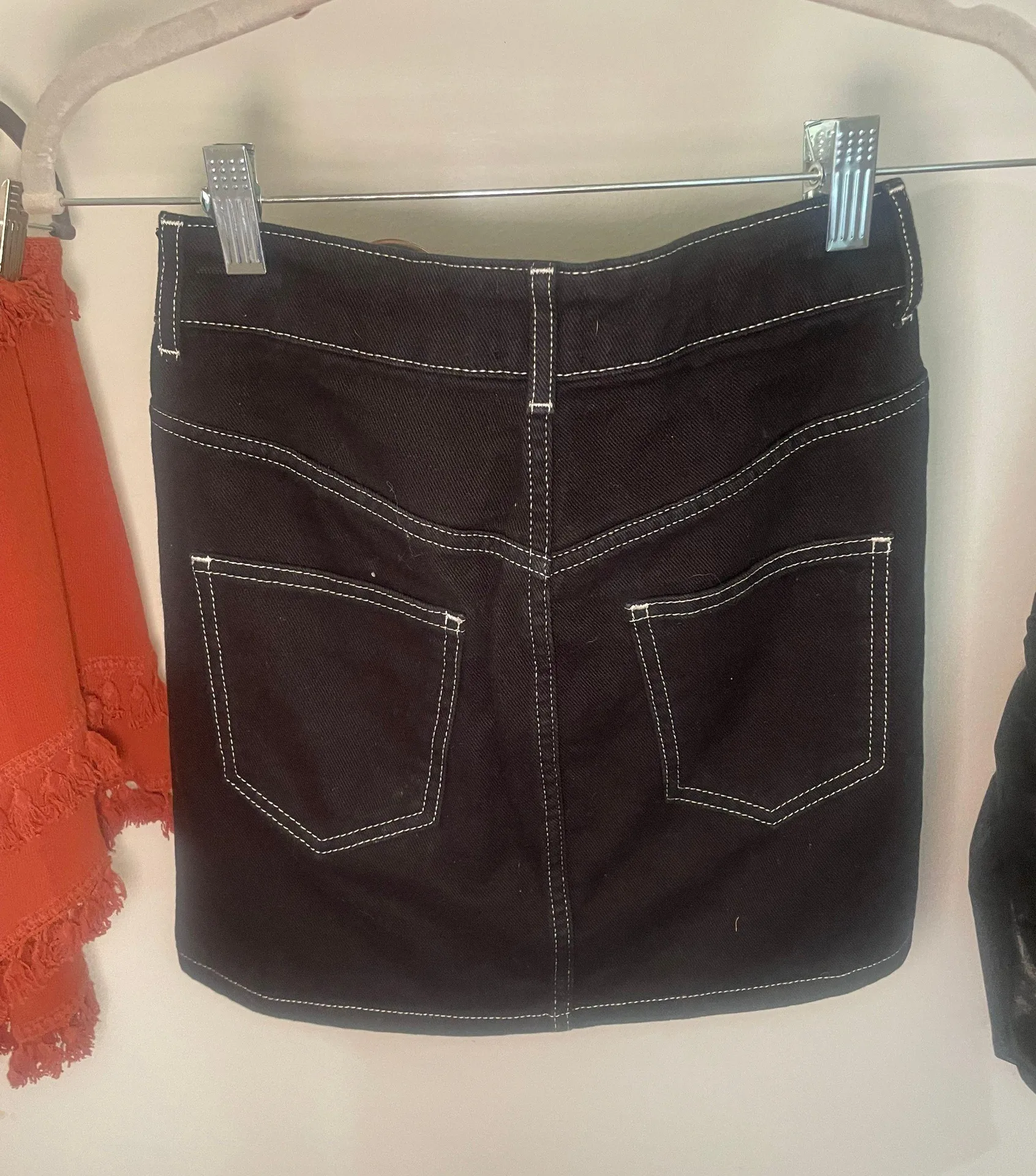 BDG Black Denim Mini Skirt - Image 3