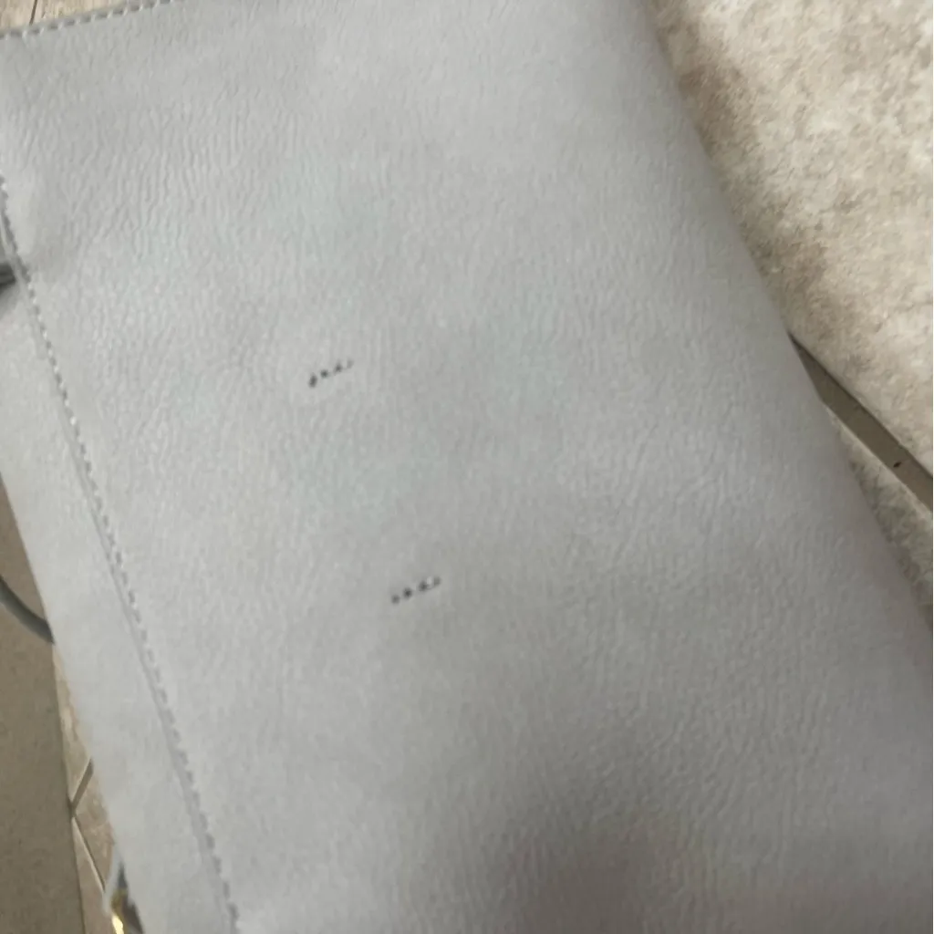 Anthropologie Faux‎ Leather Tassel Crossbody. EUC Snap Closure Purse Satchel - Image 6