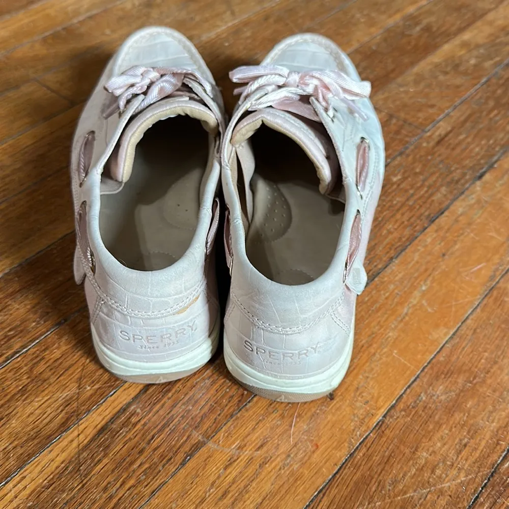 Sperry Top Sider Women’s Slip On Shoes, Pale Pink, Sz 9 - Image 5