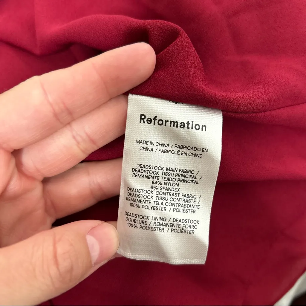 NWT Reformation Caishen Dress in Chianti 6 - Image 15