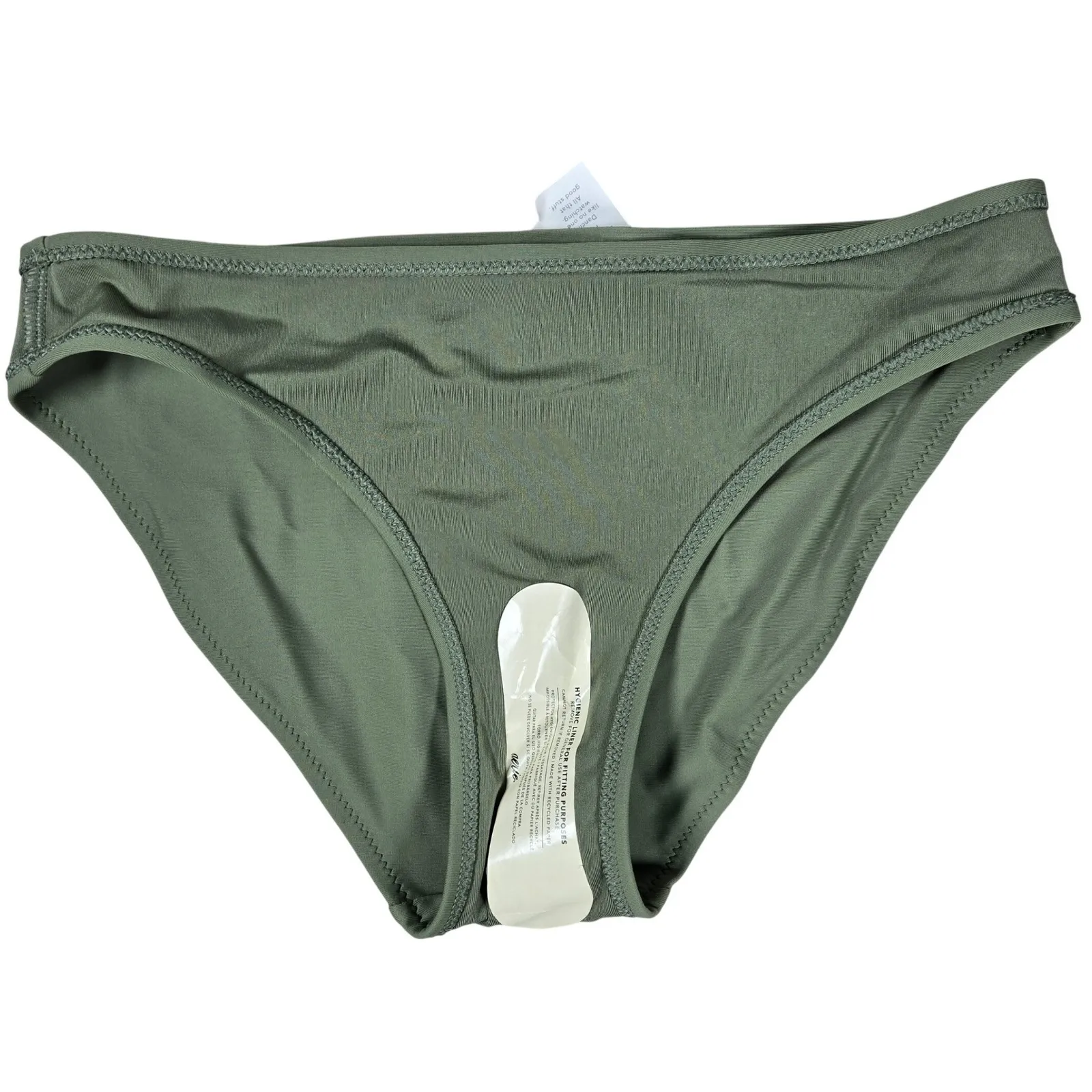 Aerie Bikini Bottoms Sage Green Low Rise Cheeky Swim NWT Size XS - Image 3