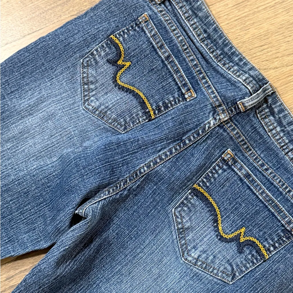 Vintage SO Y2K Low Rise Flare Jeans- Size:9 - Image 3