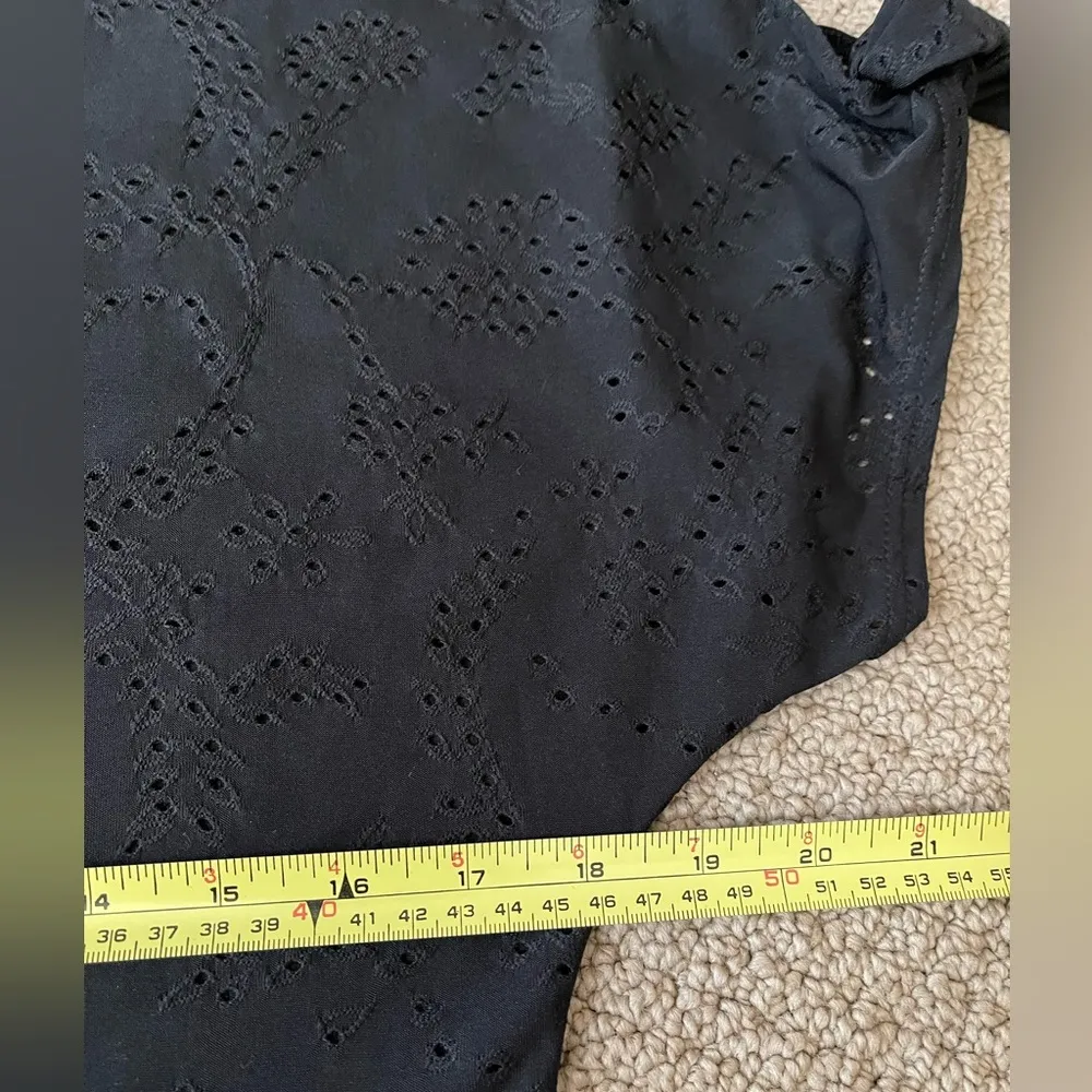 W5 Women’s Deep Black Top with Tie Sleeves - Image 6