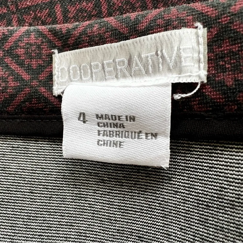 Cooperative Urban Outfitters Skirt Purple Geo A-line Mini 4 Patterned Boho Chic - Image 13