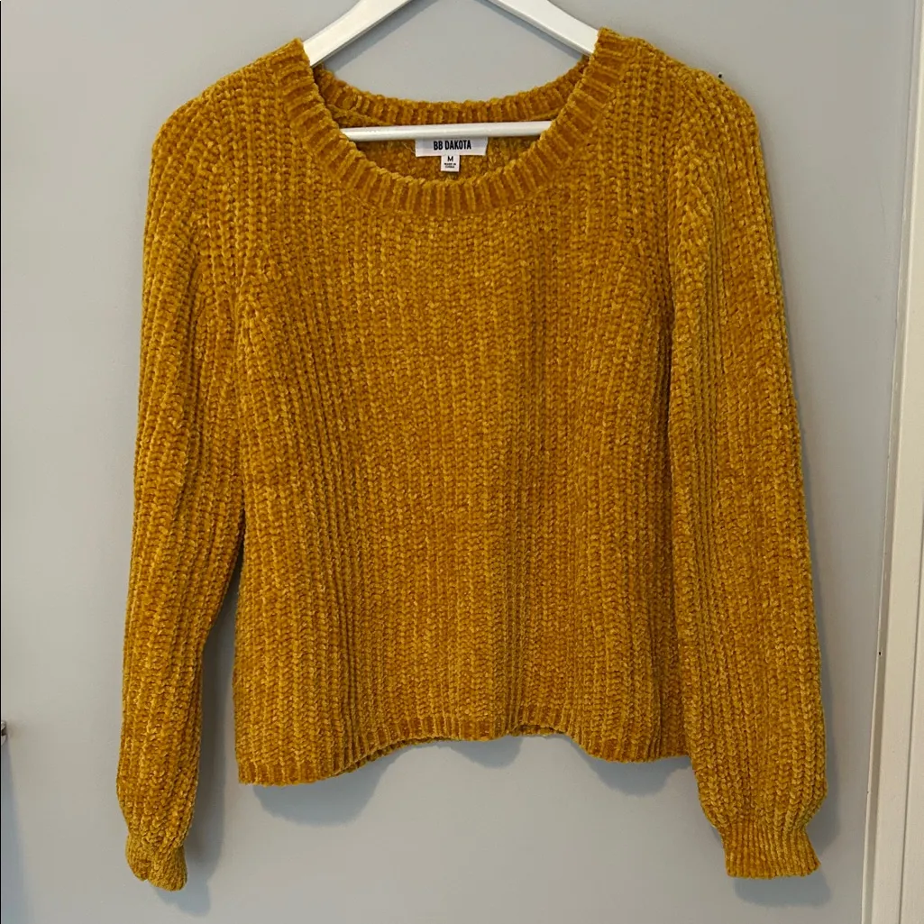 BB Dakota Mustard Yellow Sweater - Image 2