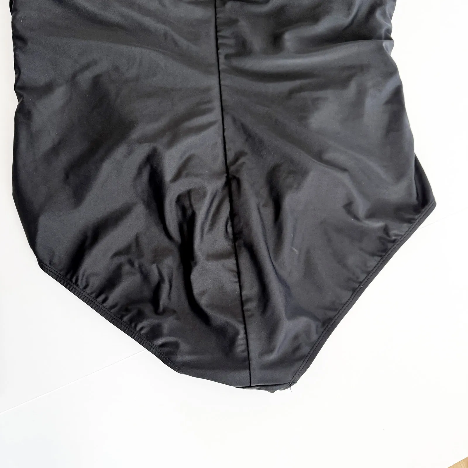 [Torrid] Black Lattice Front Ruched Slimming Wireless One Piece Swimsuit Size 3X - Image 10