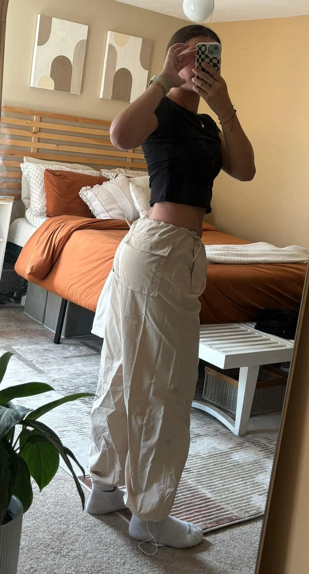 Beige Cargo Pants - Image 2