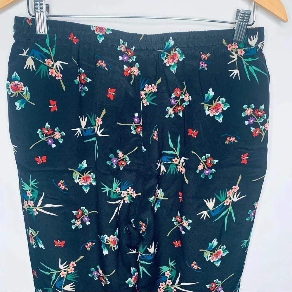 REDValentino NWOT Wallpaper Floral 100% Silk Pants Size Medium - Image 11