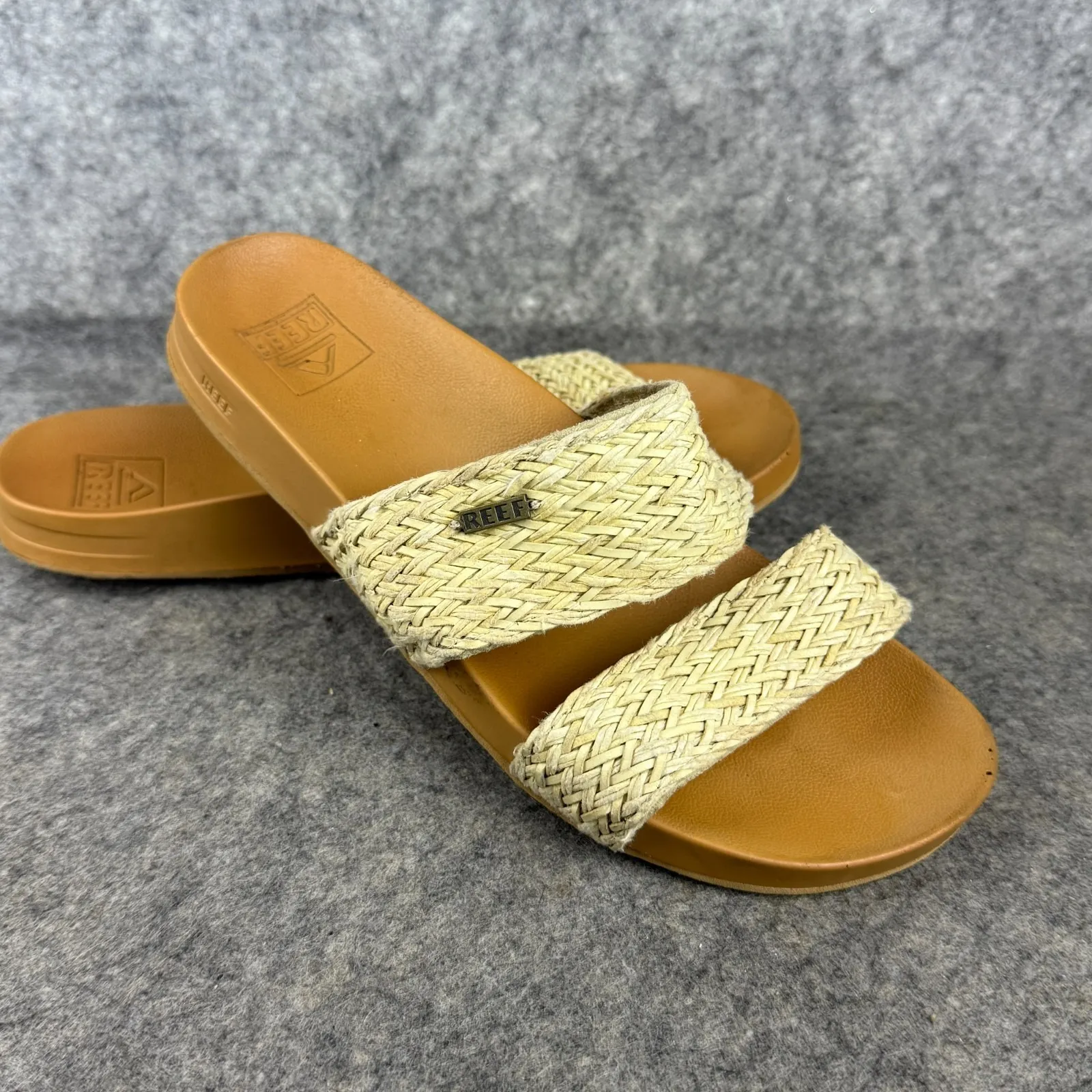 REEF CUSHION VISTA BRAID WOMEN'S SANDAL‎ IN VINTAGE SZ 7 FLIP FLOP SUMMERCORE - Image 2