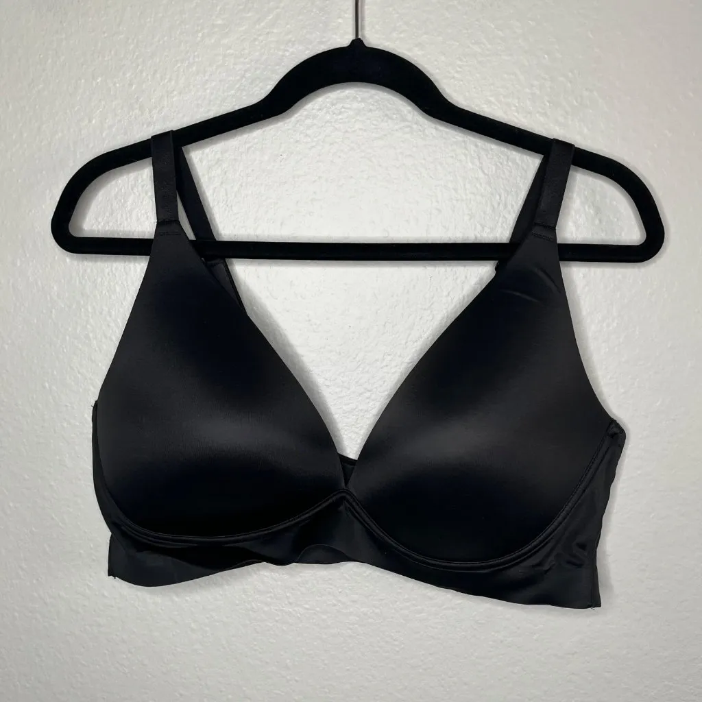 Soma Womens Enbliss Luxe Plunge Bralette XXL Black Stain - Image 2