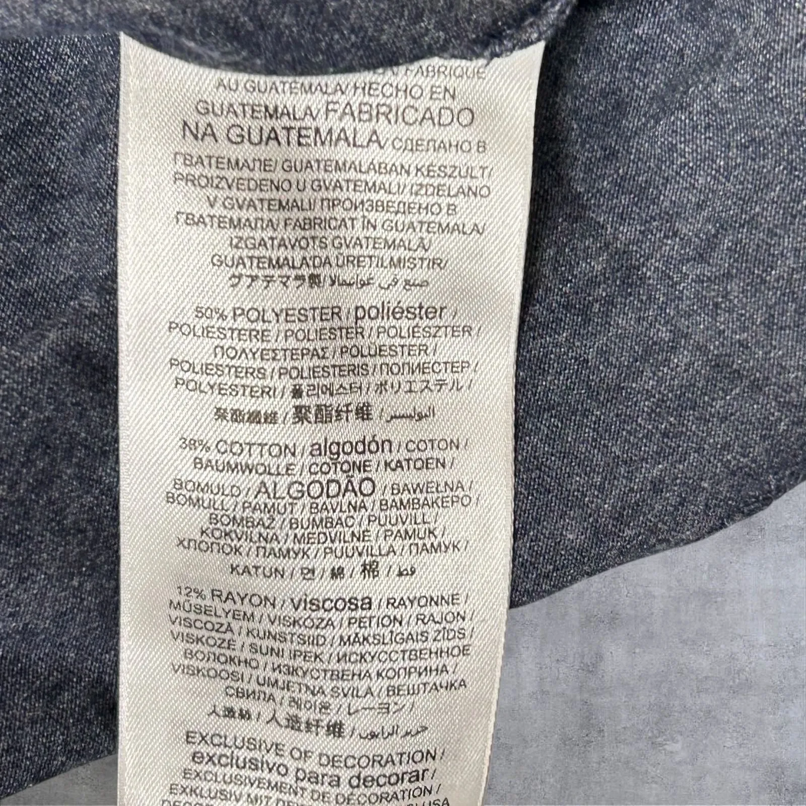 NDenver Broncos NFL Team Apparel V Neck T Shirt Womens M Gray Short Sleeve - Image 6