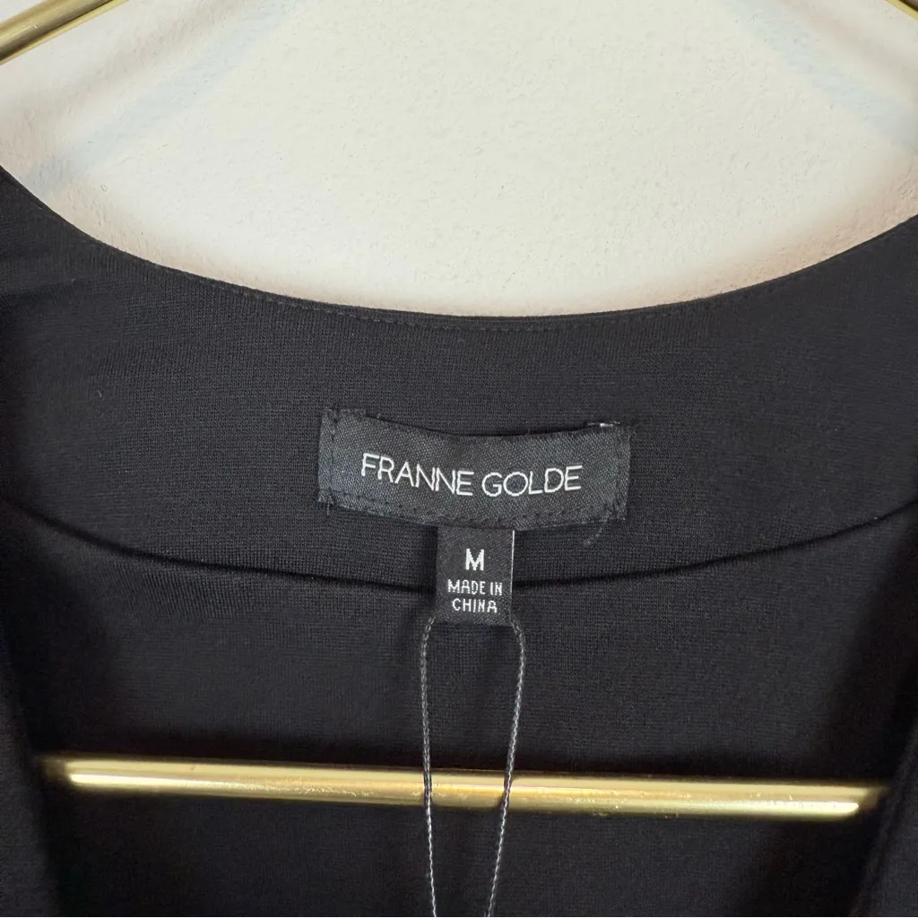 NWT Franne‎ Golde Perfect Ponte Blazer Black Stretch Size Medium - Image 6