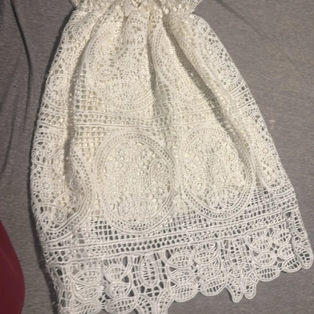White lace dress size large - Image 4