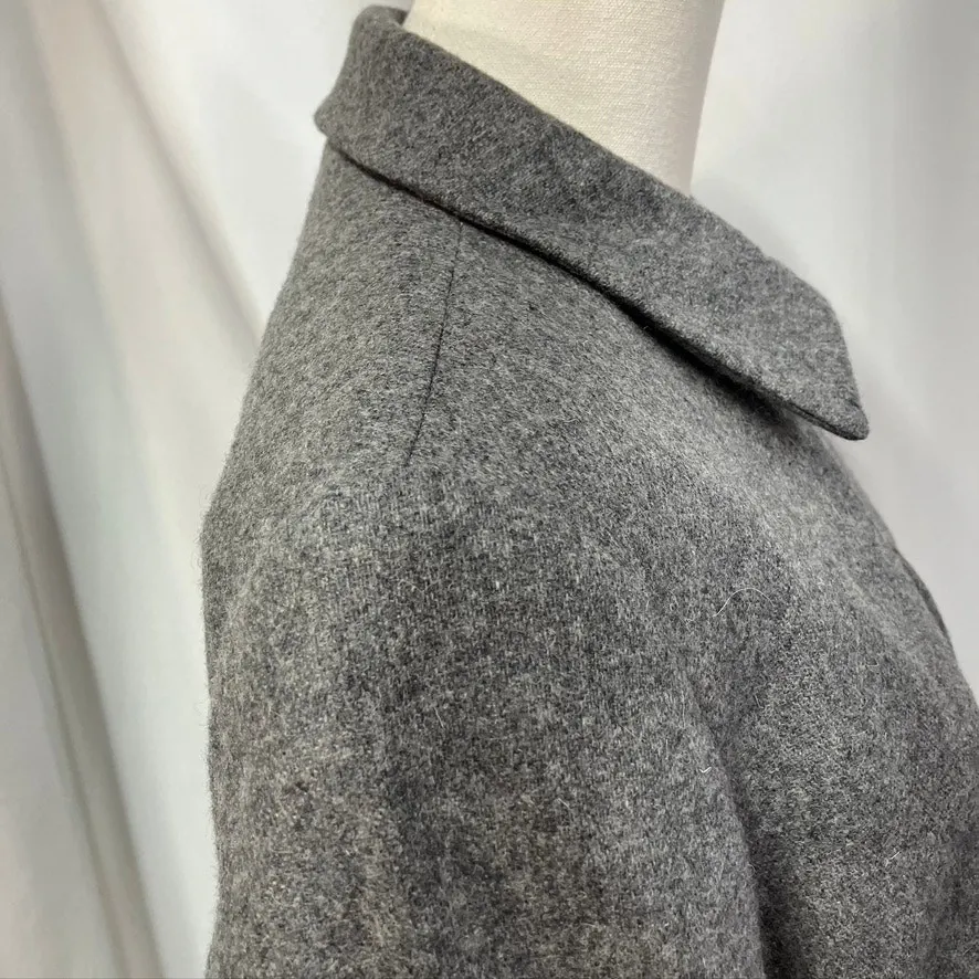 Vintage‎ 80's Clifford & Wills Wool Zip up Grey Jacket Womens 8 Classic Gray - Image 7