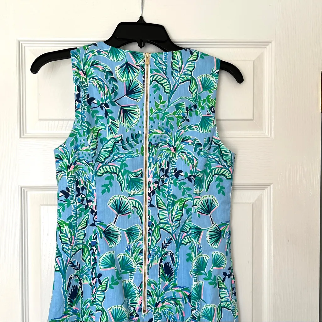 LILLY PULITZER Mila Shift Frenchie Blue size 2 - Image 4