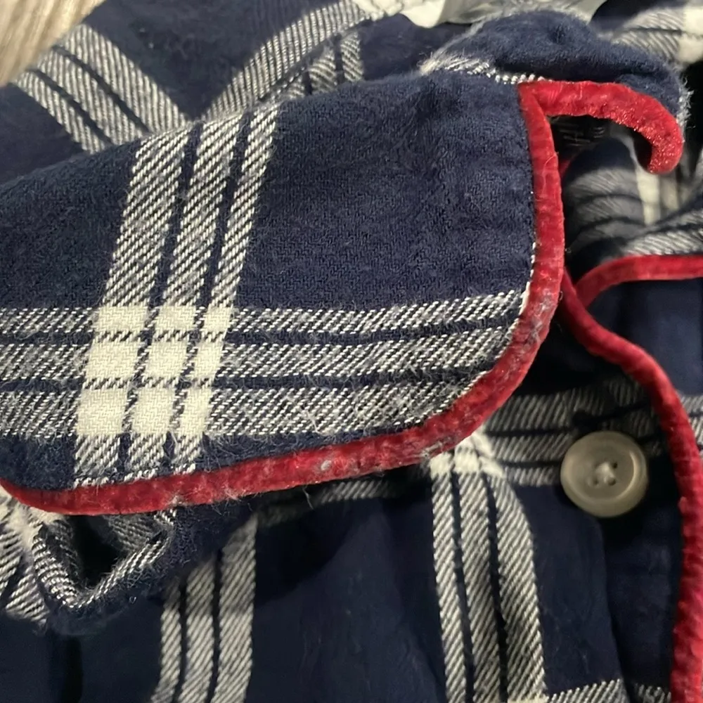 Lands' End Warm Winter Nightshirt Flannel Lot (3) Pajamas Sleep Cozy Cotton - Image 7