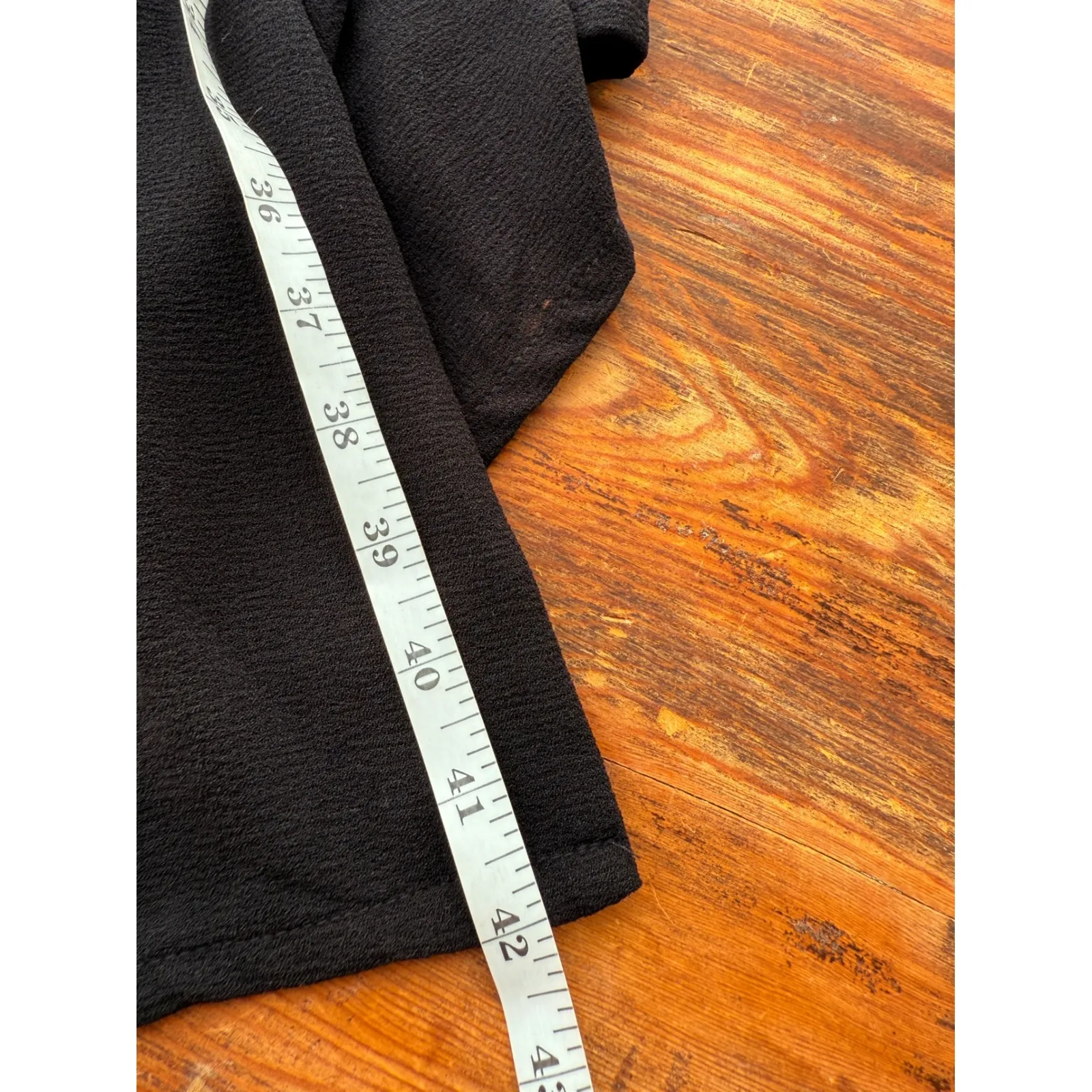 Bobeau Womens 2X Black Wrap Dress Short Sleeve Tie Waist Career Casual‎ - Image 5