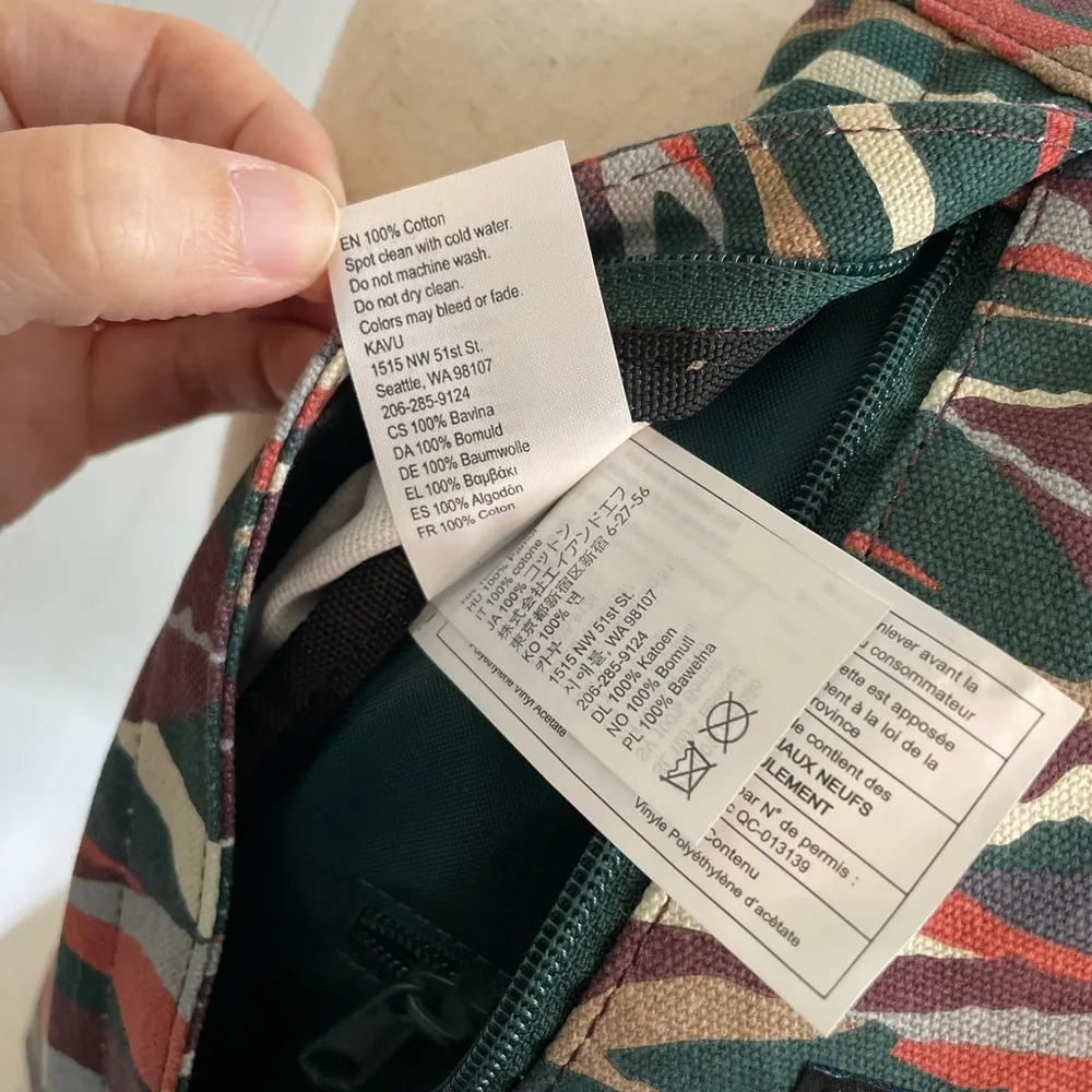 KAVU Original Rope Bag Sling Pack Adjustable Shoulder Strap in Rolling Hills - Image 11