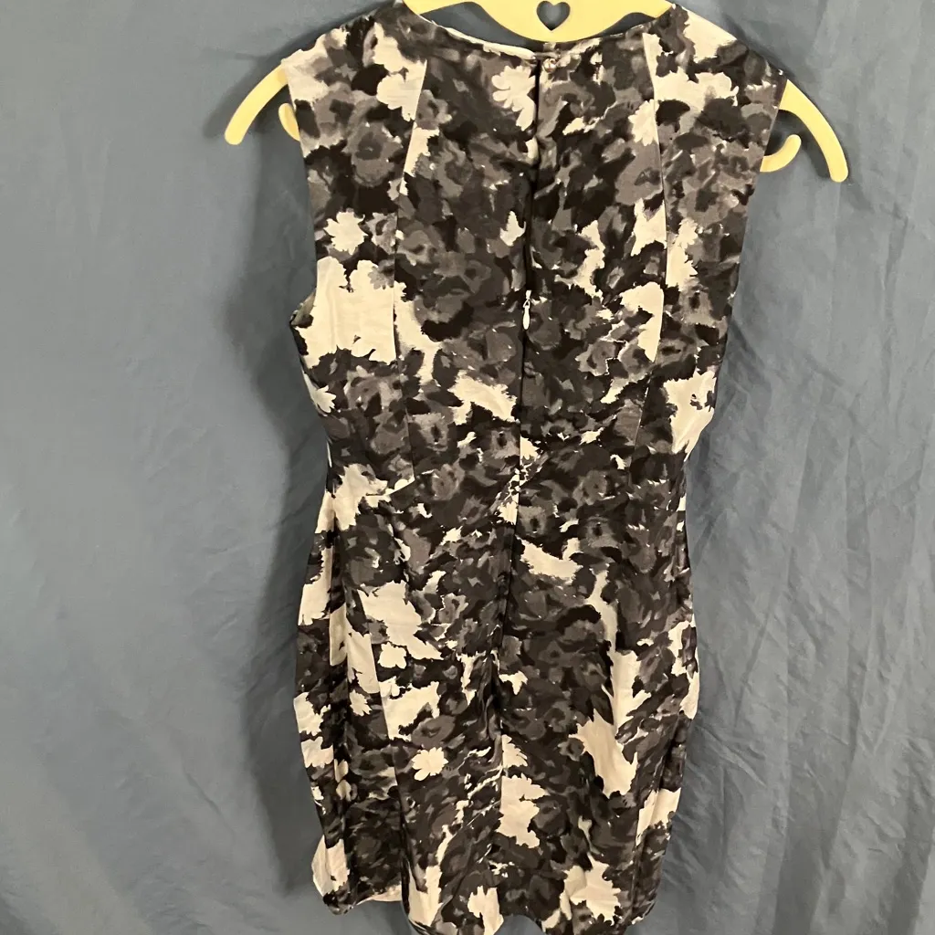 Kate Spade: Black & White Floral Mini Dress- Silk Blend- 2 - Image 9
