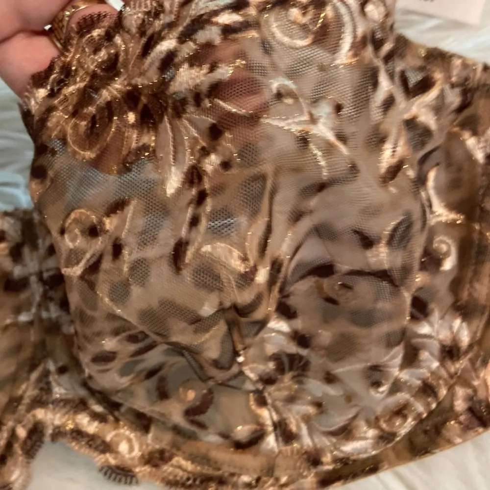 Soma Brown Animal Print Bra size 40DDD brand new see all photos - Image 3