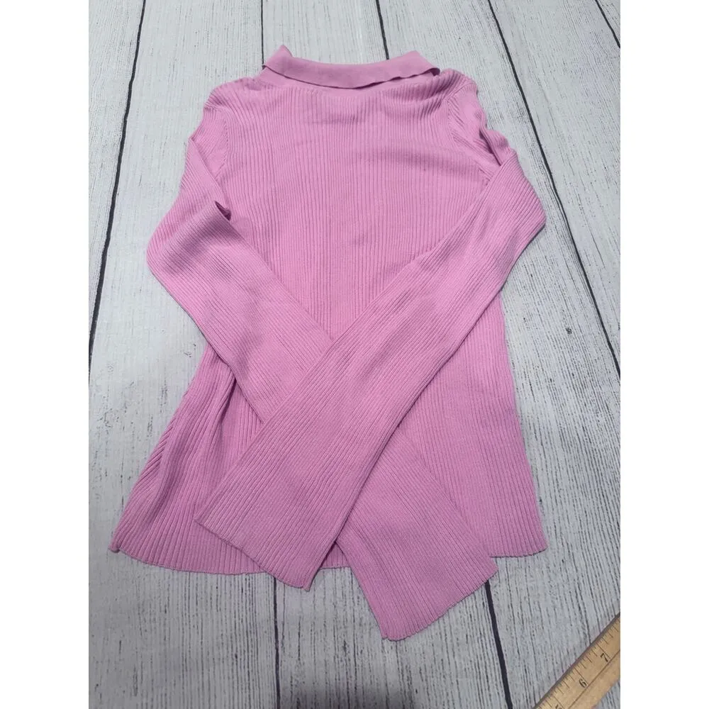 Abound Button Down Collared Lightweight Sweater - Image 2