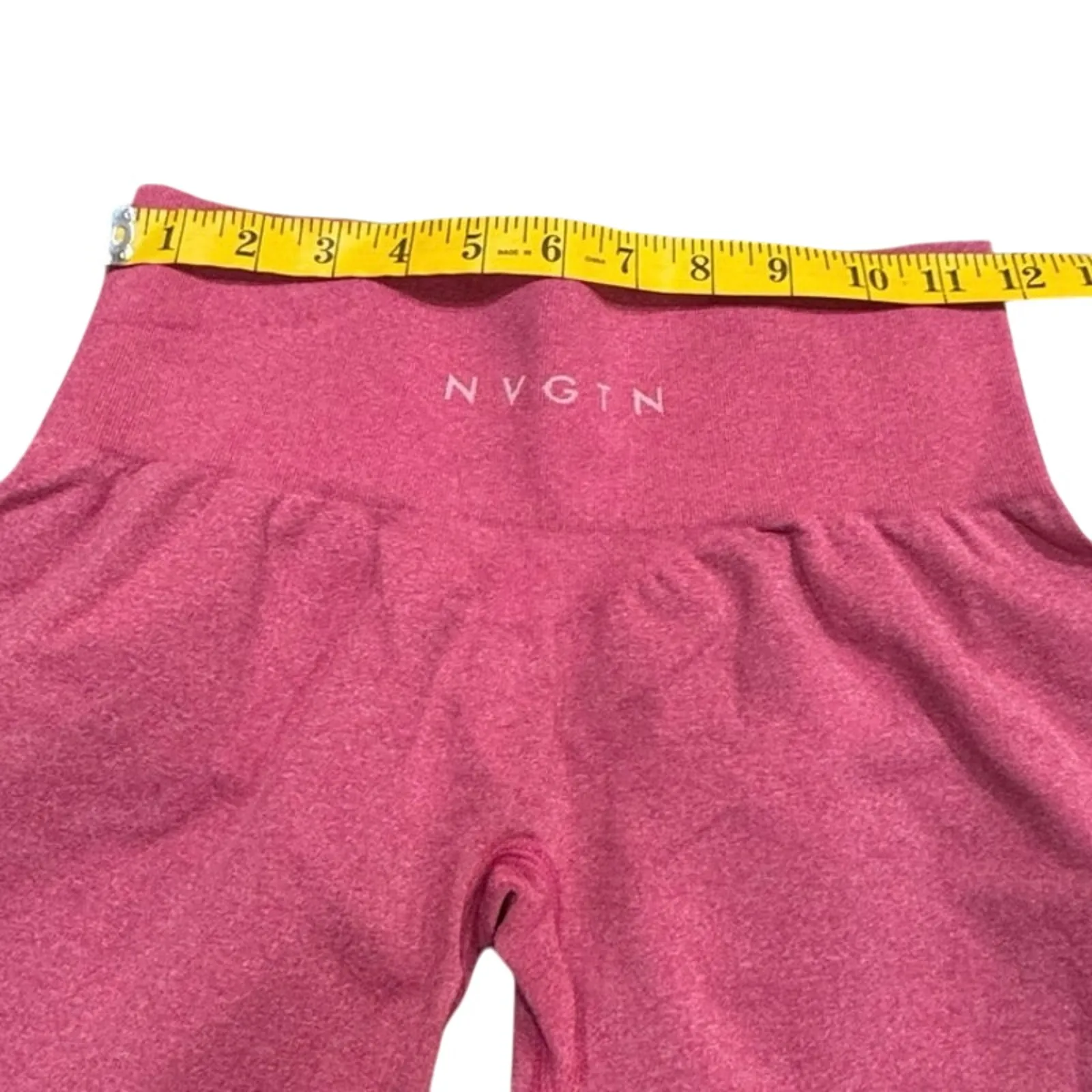 NVGTN Pink‎ Crimson Seamless Pro Tight Biker Athletic Short Size Small - Image 4