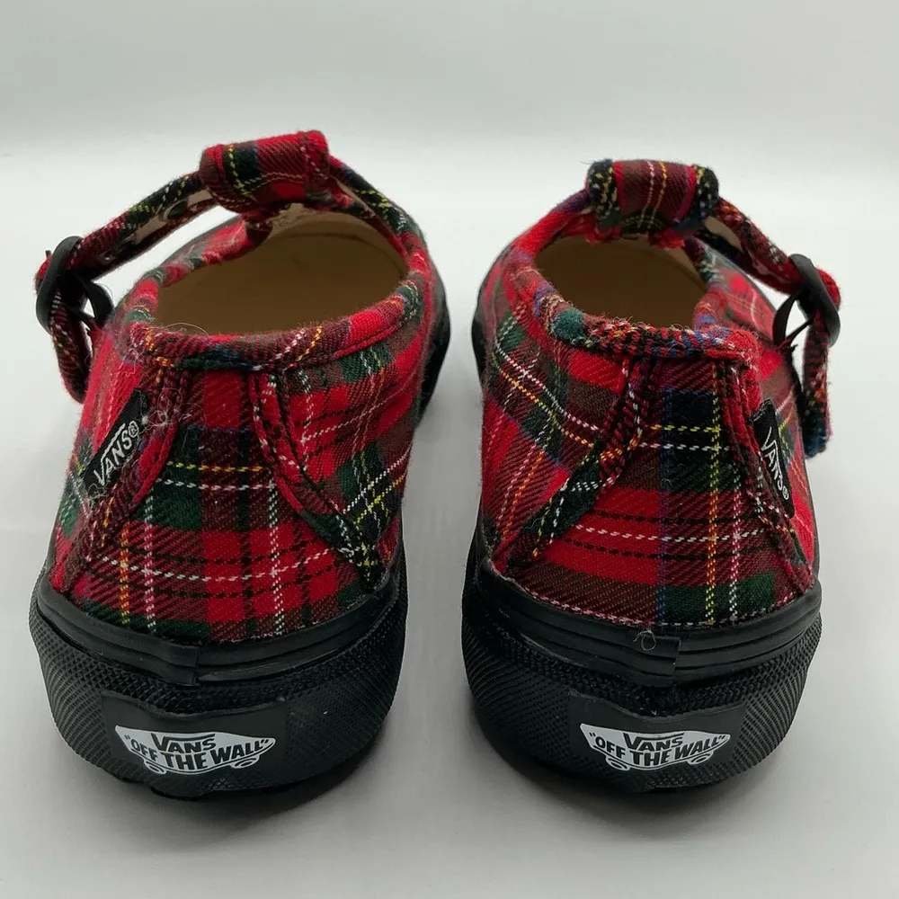 A Rare Pair Of Vans Maryjane Plaid Tartans Women’s Shoes Size US7 - Image 4