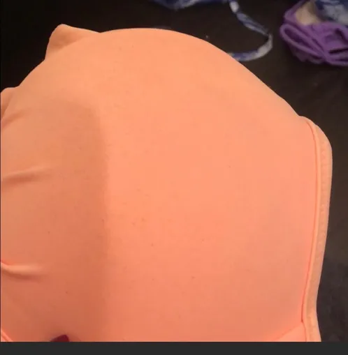 Victoria’s Secret 34B Peach Ruffle Bikini Top - Image 6