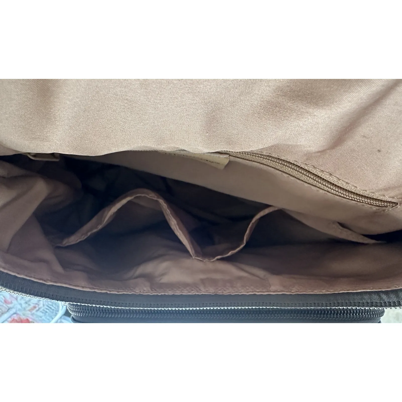 MultiSac ‎ Bag Backpack Green Multiple Compartments Adjustable Strap Purse - Image 11