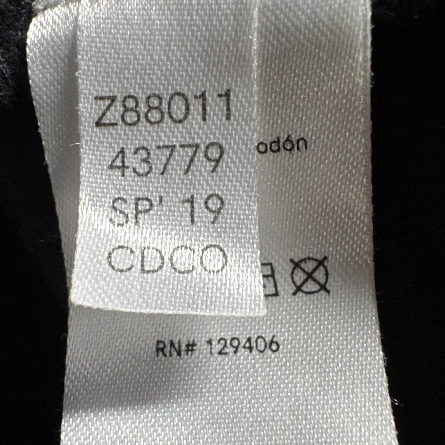 Venus Mini‎ Dress Embellished Paisley Print Black Short Sleeve S - Image 5