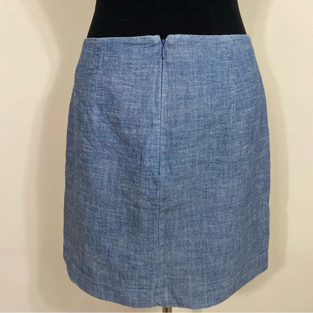 Chambray mini skirt - Image 3