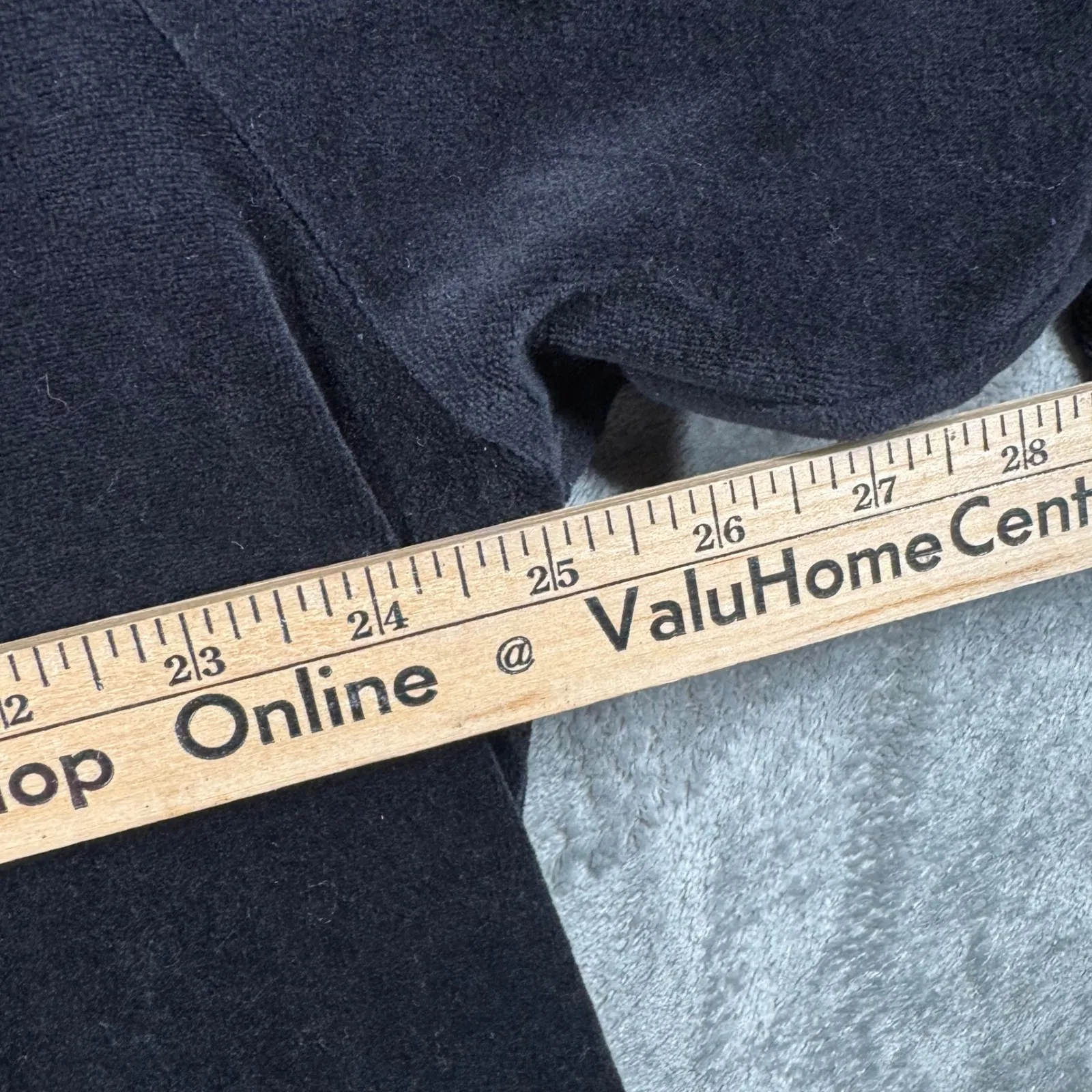 Catherines Hoodie Womens Black Velour Zip Up Sweatshirt Plus Size 2X Casual - Image 9