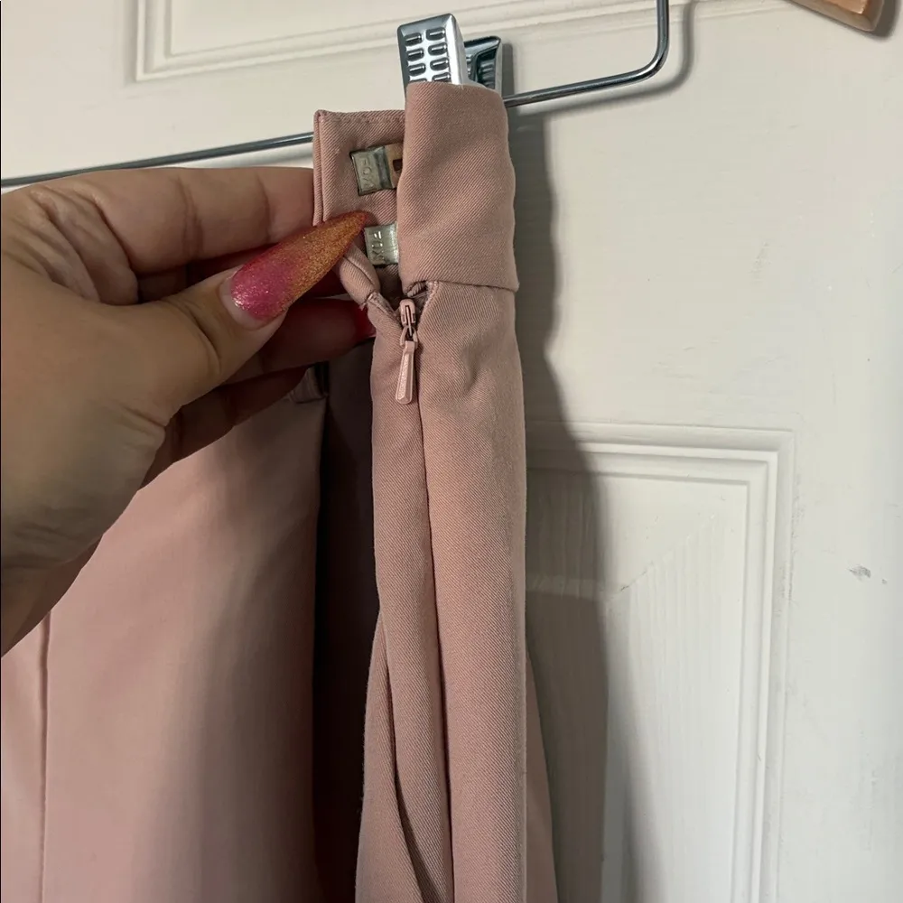 ASOS Pink Wide Leg Trouser Pants Size 6 - Image 4