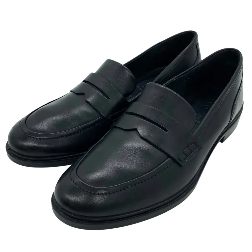 ECCO Women's Black Leather Loafer Dress Classic 15 Shoes - Image 6