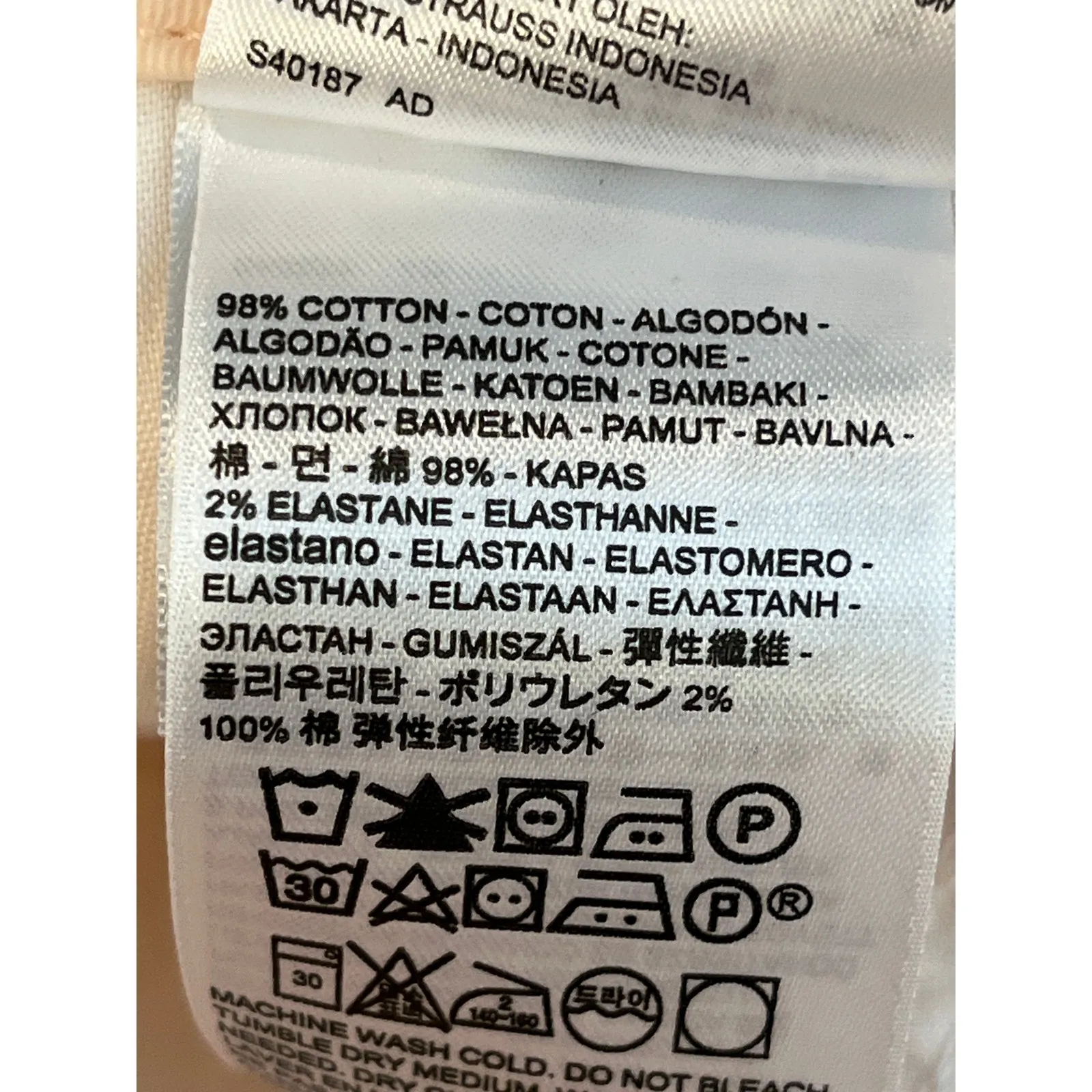 Levis NEW High Waist Size 27 Light Pink‎ Cargo Jogger Jeans - Image 7