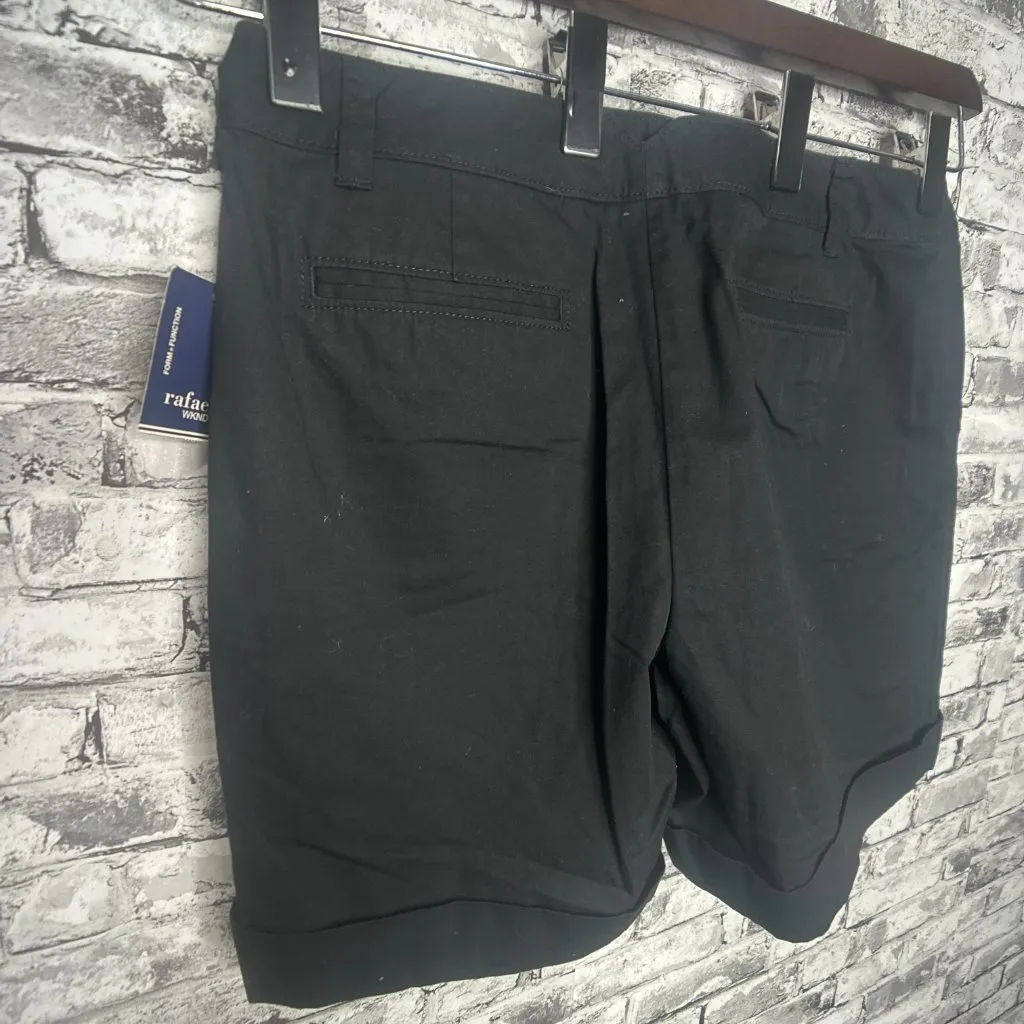 EUC Rafaella "The Stretch CTN Twill" Black Shorts Size 12 - Image 7