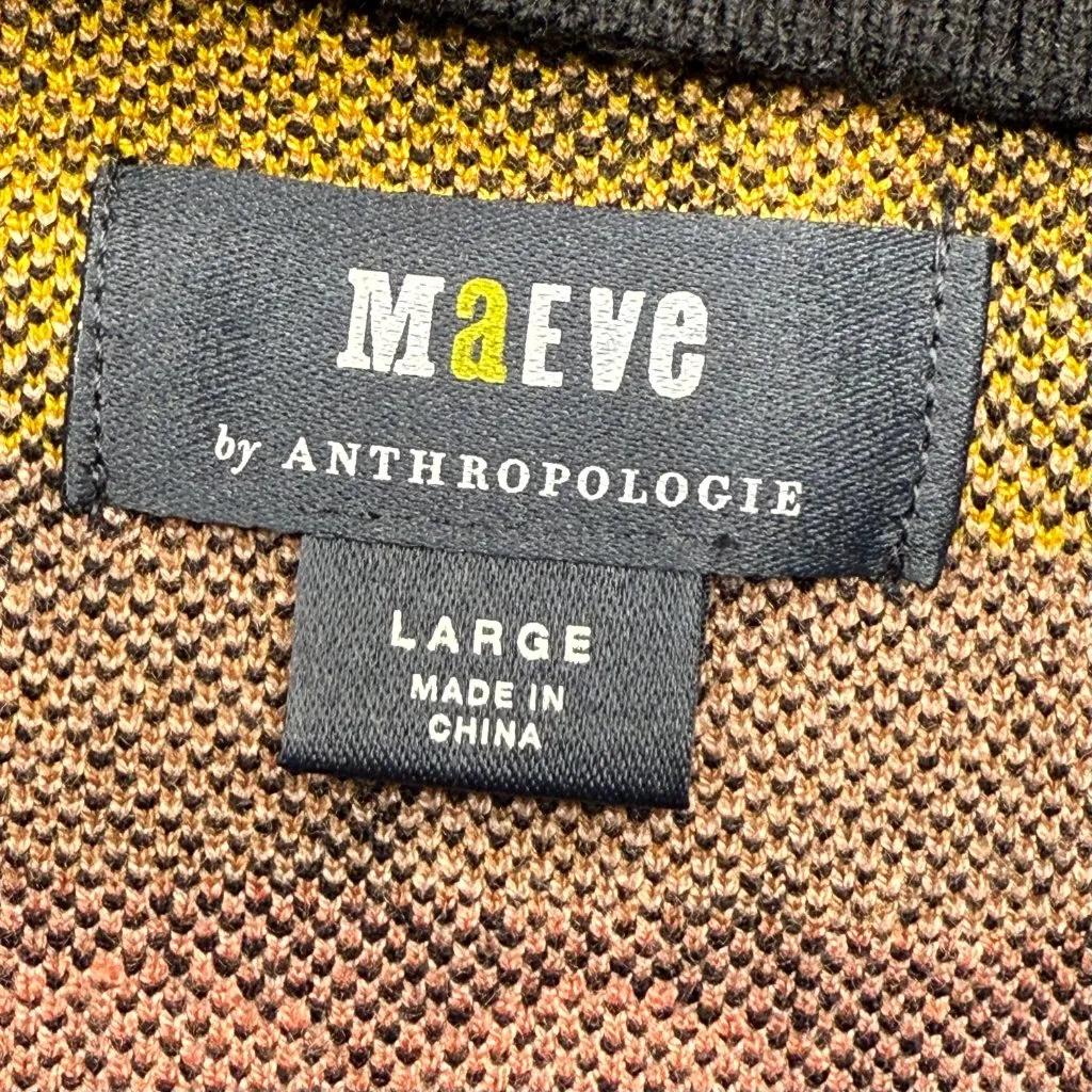 Anthropologie Graphic Knit Pencil Skirt – Women's Size Large - Image 4