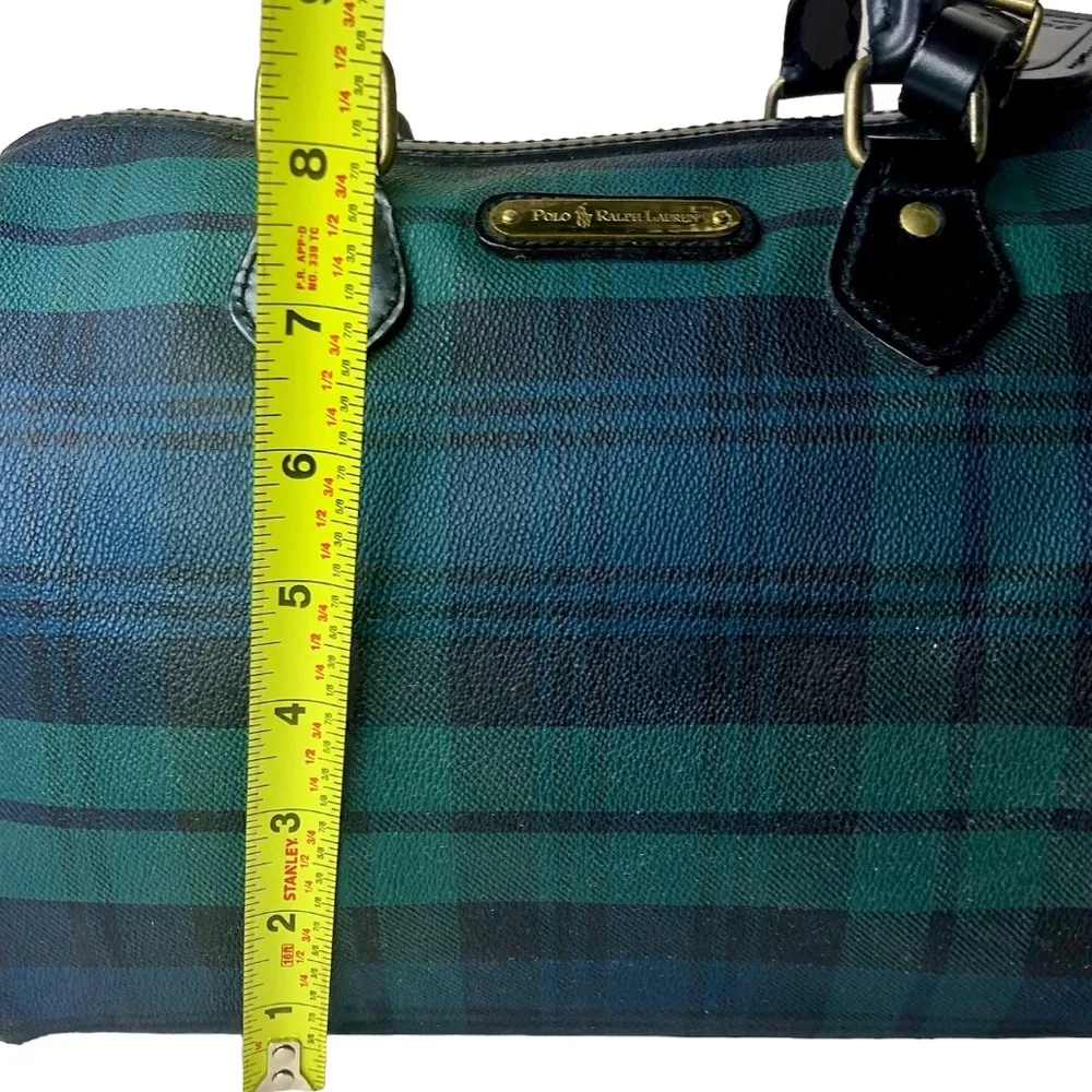 Black Watch Plaid Boston Weekend Travel Doctors Bag Speedy 30cm - Image 8