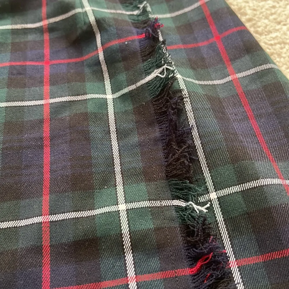 BB Dakota Graham Forest Green Plaid Mini Skirt - 6 - Image 5