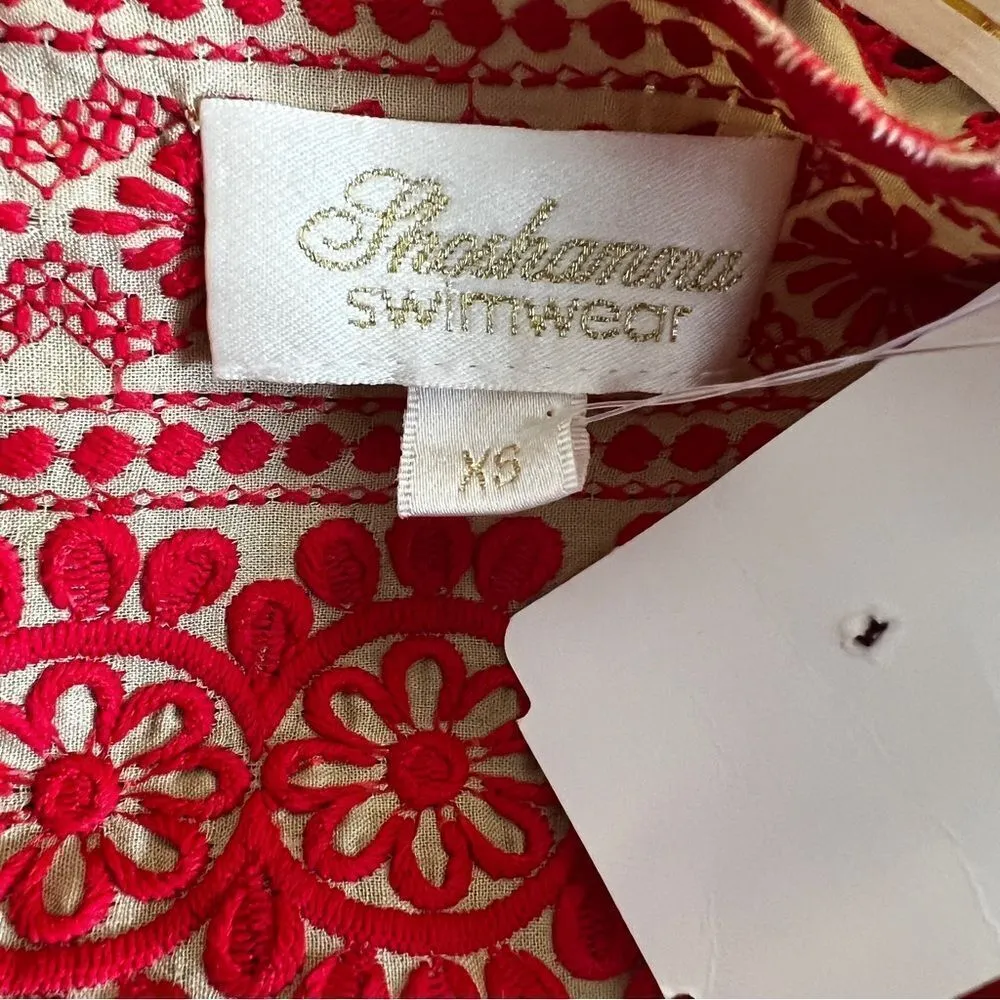 Shoshanna Floral Canyon Midi Dress with Embroidery and Eyelet Details NWT XS - Image 9