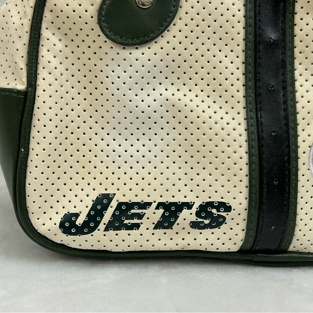 New York NY Jets NFL Football Perfect Bowler Hand Bag Women’s Purse New Defect - Image 2