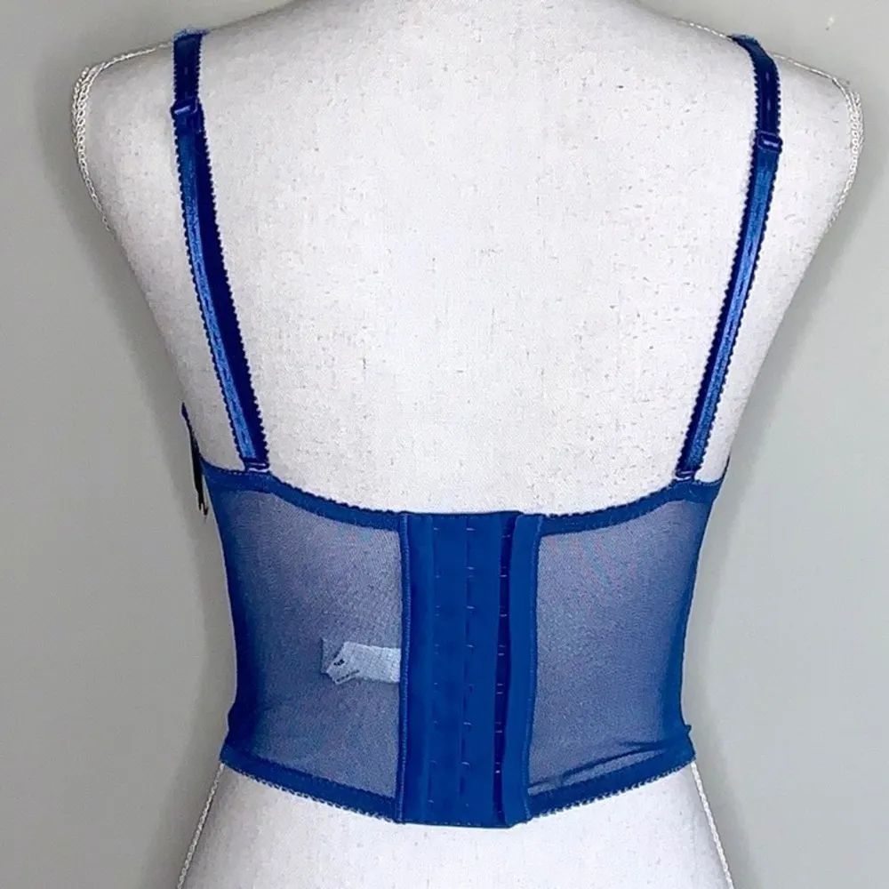Enchanted Princess Embroidered Bustier Corset Blue Size undefined - Image 2