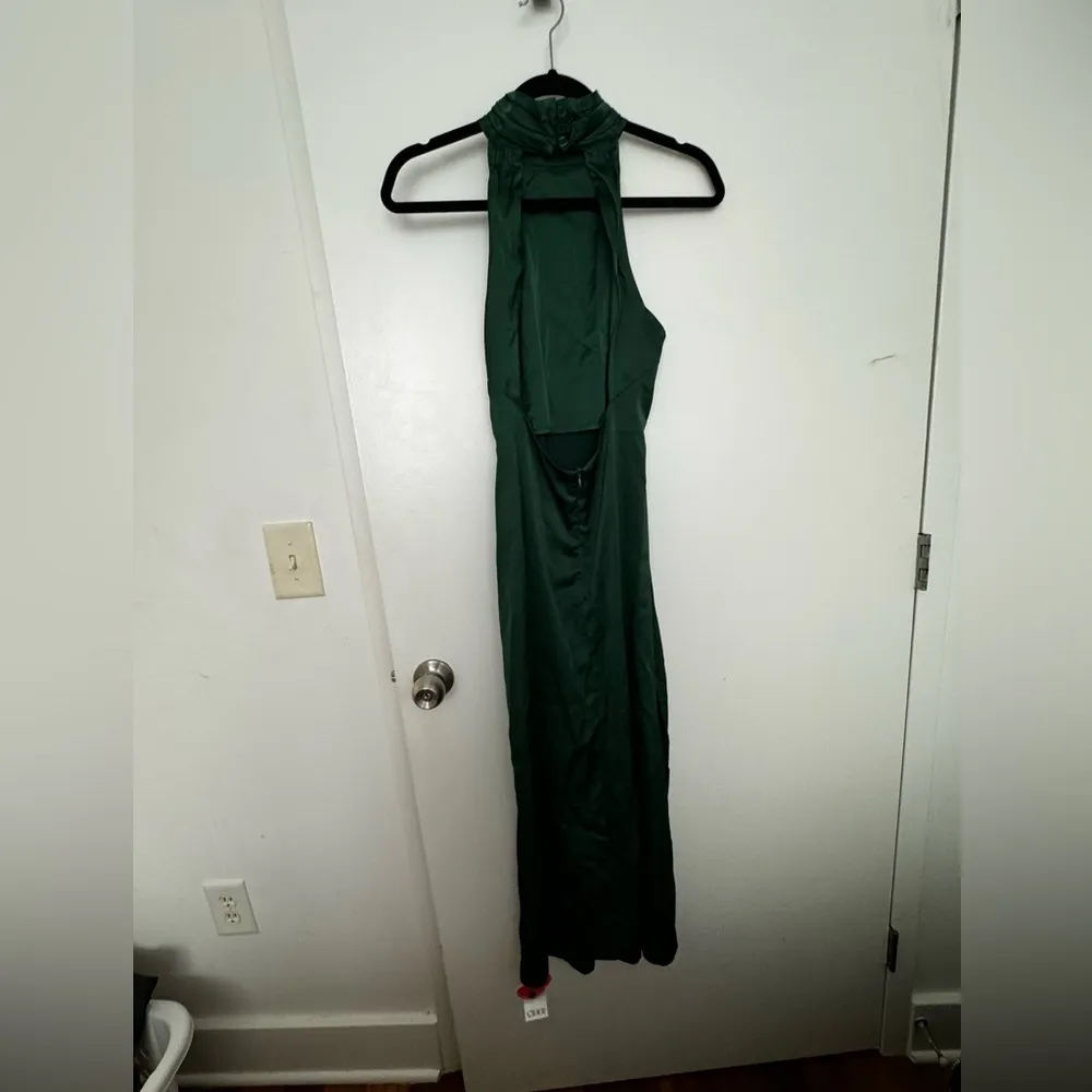 COPY -  - BACKLESS HALTER NECK SPLIT MAXI DRESS - Image 9