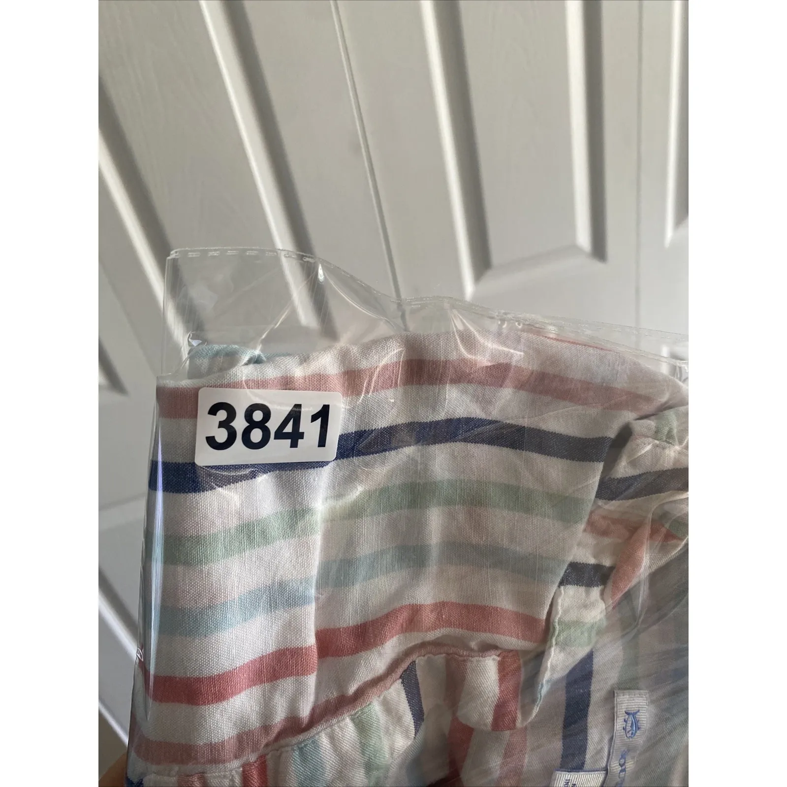 Southern Tide Womens Small Linen Blend‎ Striped Mini Dress Short Sleeve Resort - Image 8