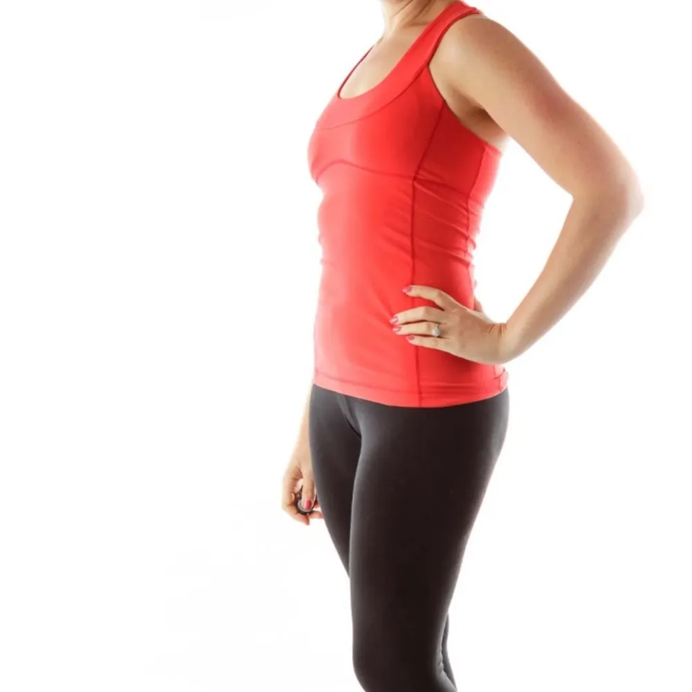 Lululemon Scoop Neck Tank Love Red - Image 6